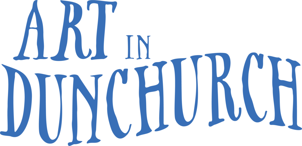art in dunchurch blue logo